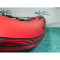 Лодка моторная килевая Kitt Boats 350 НДНД красно-черный